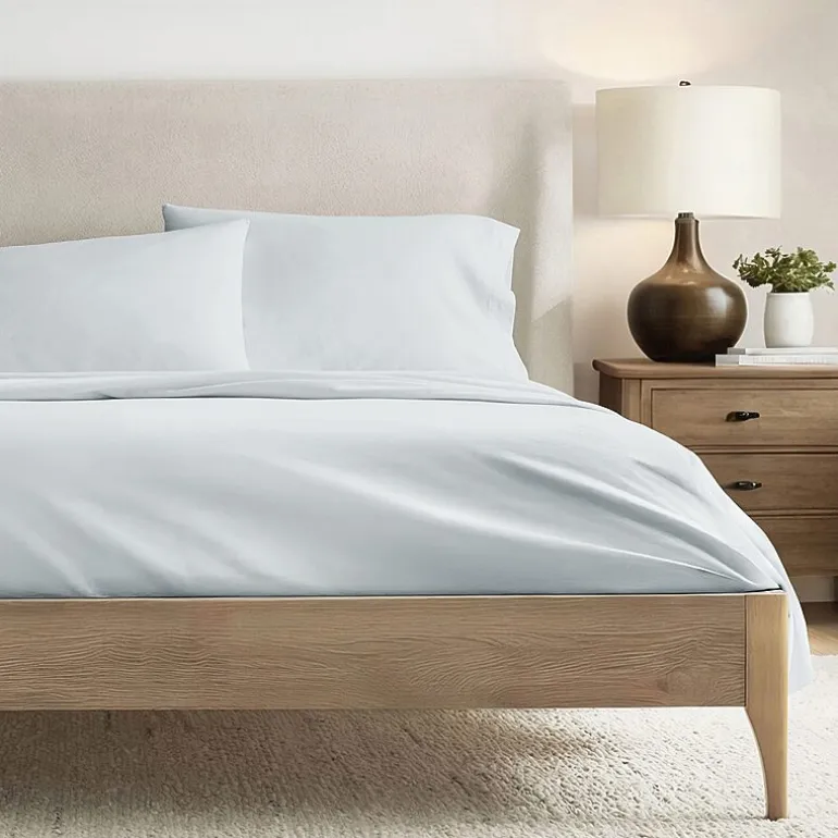 Casual Comfort 100% Cotton Percale Ultra-Soft 4 Piece Sheet Set