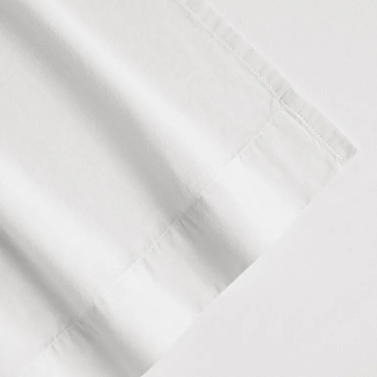 Casual Comfort 100% Cotton Percale Ultra-Soft 4 Piece Sheet Set