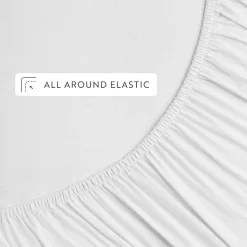 Casual Comfort 100% Cotton Percale Ultra-Soft 4 Piece Sheet Set