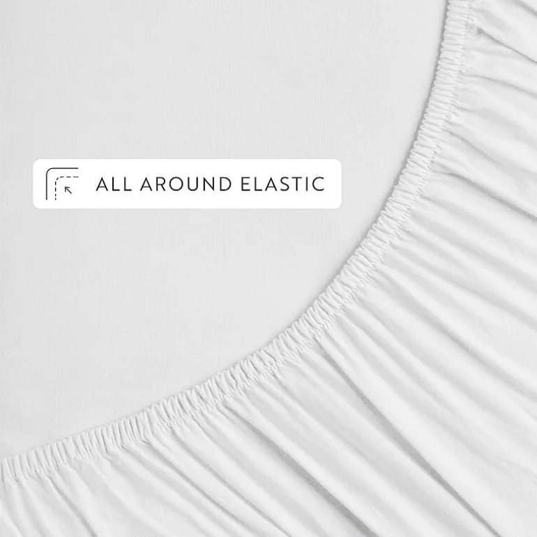Casual Comfort 100% Cotton Percale Ultra-Soft 4 Piece Sheet Set