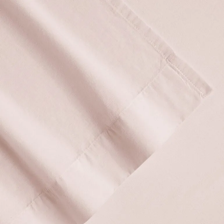 Casual Comfort 100% Cotton Percale Ultra-Soft 4 Piece Sheet Set