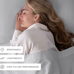 Casual Comfort 100% Cotton Percale Ultra-Soft 4 Piece Sheet Set