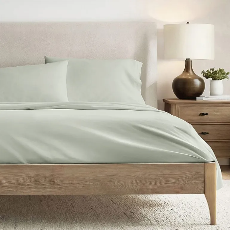 Casual Comfort 100% Cotton Percale Ultra-Soft 4 Piece Sheet Set
