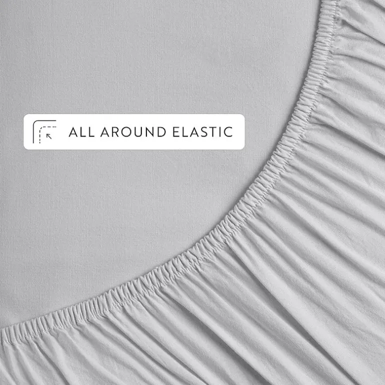 Casual Comfort 100% Cotton Percale Ultra-Soft 4 Piece Sheet Set