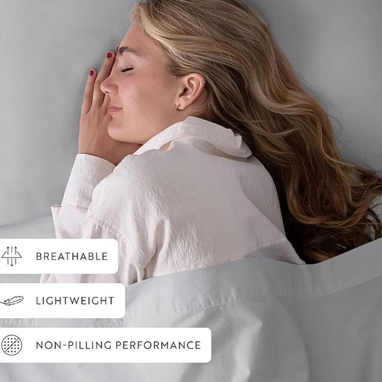 Casual Comfort 100% Cotton Percale Ultra-Soft 4 Piece Sheet Set