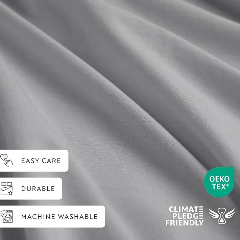 Casual Comfort 100% Cotton Percale Ultra-Soft 4 Piece Sheet Set