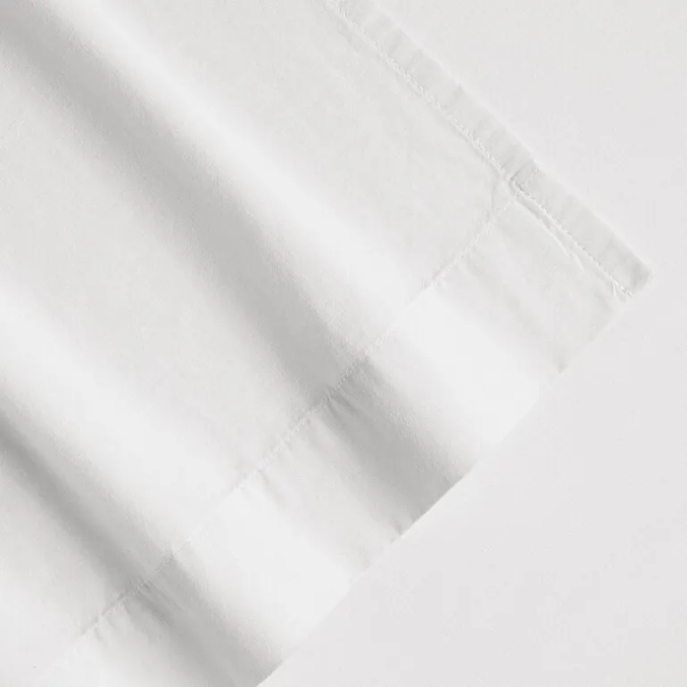 Casual Comfort 100% Cotton Percale Ultra-Soft 4 Piece Sheet Set