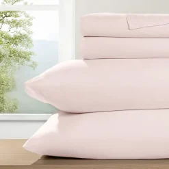 Casual Comfort 100% Cotton Percale Ultra-Soft 4 Piece Sheet Set