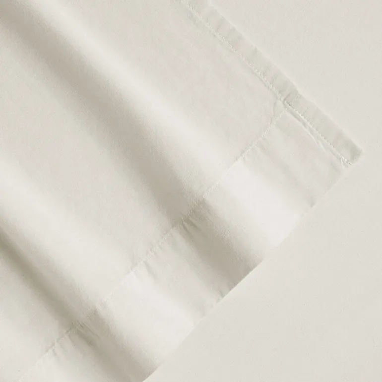 Casual Comfort 100% Cotton Percale Ultra-Soft 4 Piece Sheet Set