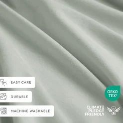 Casual Comfort 100% Cotton Percale Ultra-Soft 4 Piece Sheet Set