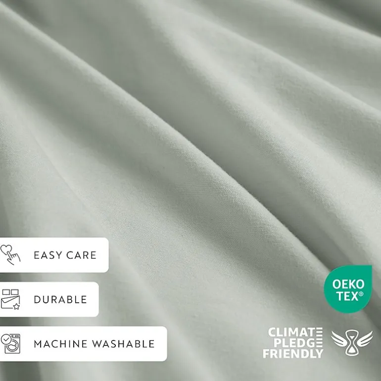 Casual Comfort 100% Cotton Percale Ultra-Soft 4 Piece Sheet Set