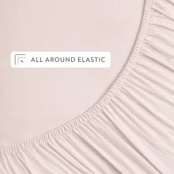 Casual Comfort 100% Cotton Percale Ultra-Soft 4 Piece Sheet Set