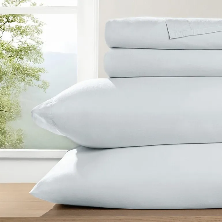 Casual Comfort 100% Cotton Percale Ultra-Soft 4 Piece Sheet Set