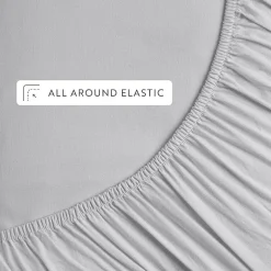 Casual Comfort 100% Cotton Percale Ultra-Soft 4 Piece Sheet Set