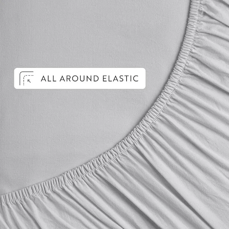 Casual Comfort 100% Cotton Percale Ultra-Soft 4 Piece Sheet Set