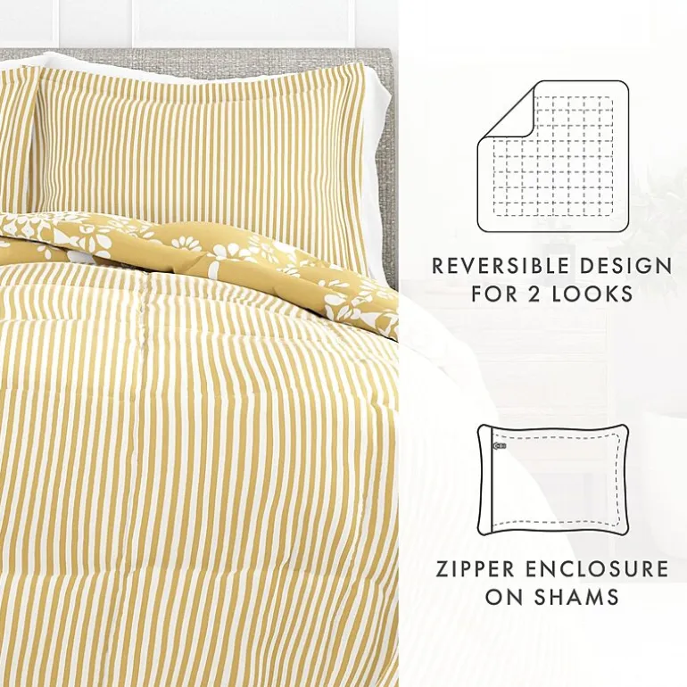 Casual Comfort Daisy Medallion Reversible Down-Alternative Comforter