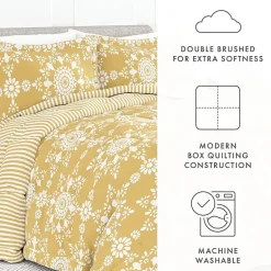Casual Comfort Daisy Medallion Reversible Down-Alternative Comforter