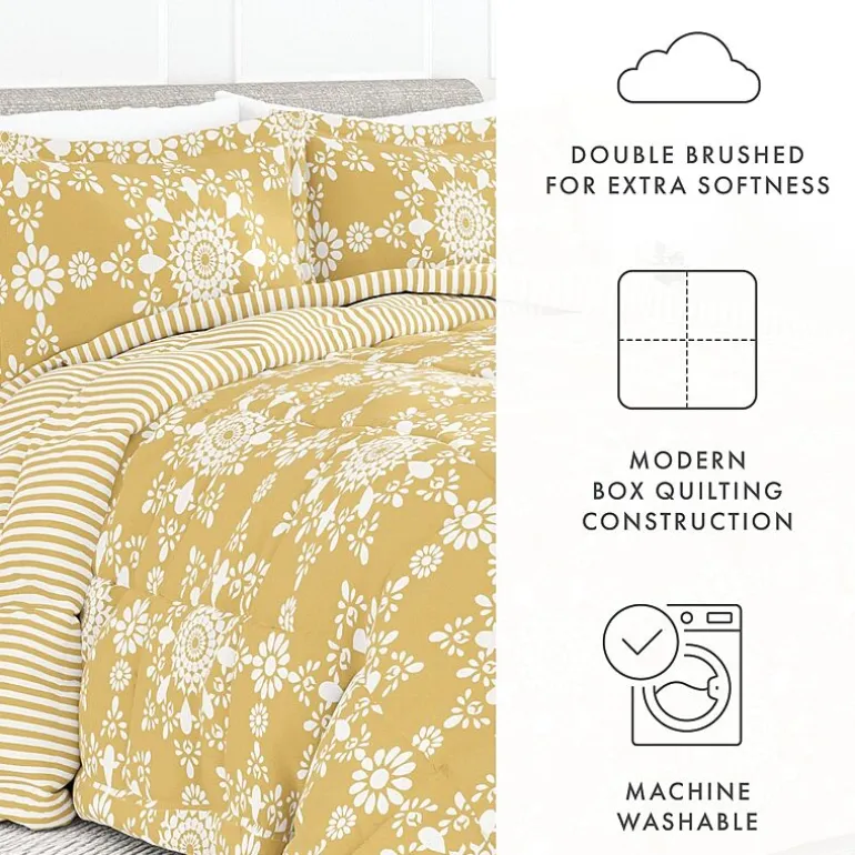 Casual Comfort Daisy Medallion Reversible Down-Alternative Comforter