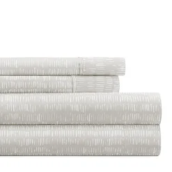 Casual Comfort Dashed Lines Patterned Sheet Set