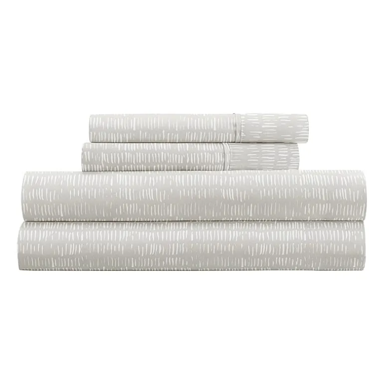 Casual Comfort Dashed Lines Patterned Sheet Set