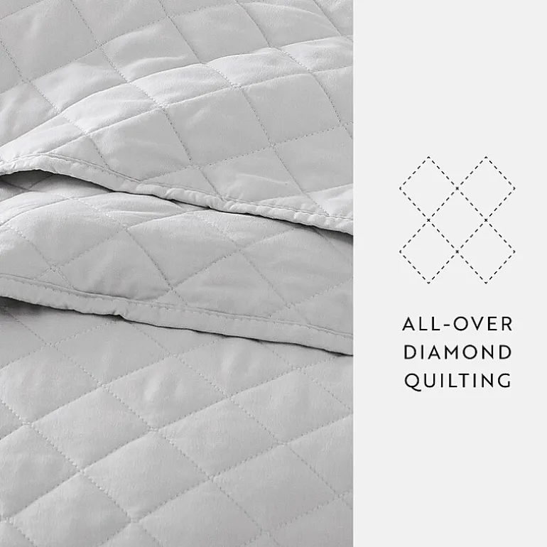 Casual Comfort Diamond Stitch Quilt Set