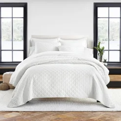 Casual Comfort Diamond Stitch Quilt Set