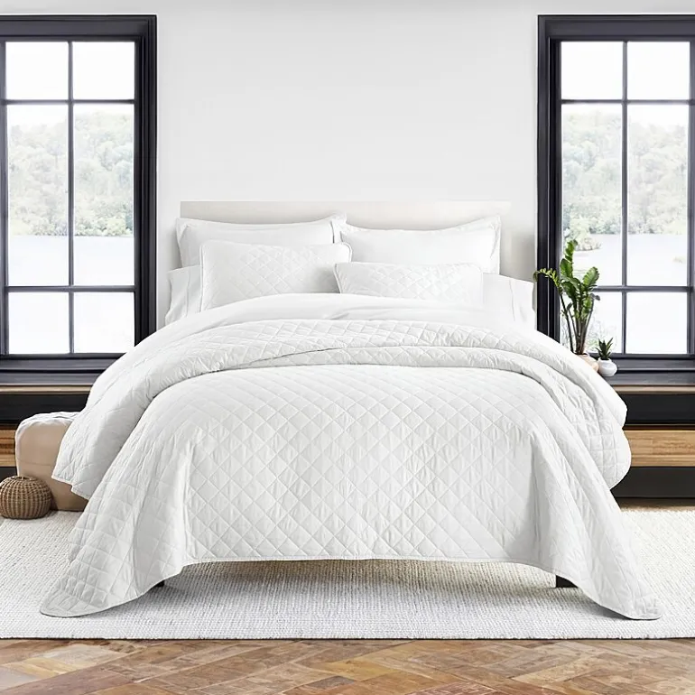 Casual Comfort Diamond Stitch Quilt Set