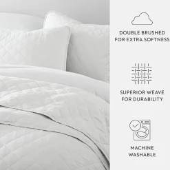 Casual Comfort Diamond Stitch Quilt Set