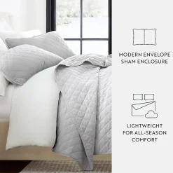 Casual Comfort Diamond Stitch Quilt Set