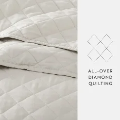 Casual Comfort Diamond Stitch Quilt Set
