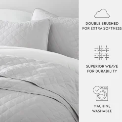 Casual Comfort Diamond Stitch Quilt Set
