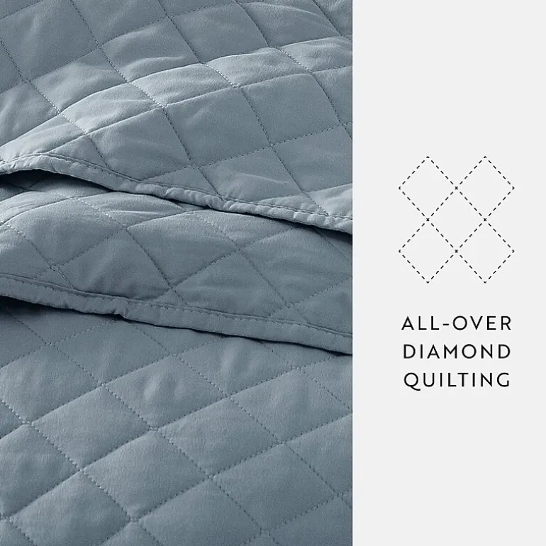 Casual Comfort Diamond Stitch Quilt Set
