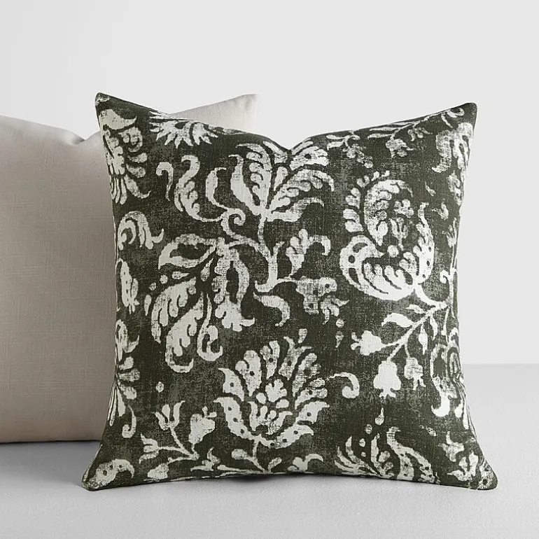 Casual Comfort Distressed Floral 2-pc. Square Throw Pillow Set