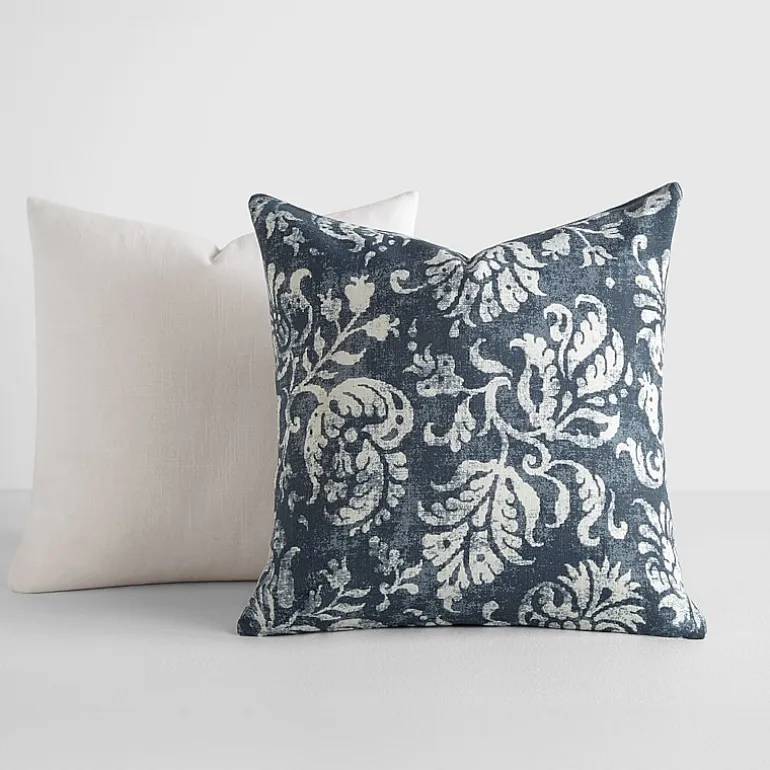 Casual Comfort Distressed Floral 2-pc. Square Throw Pillow Set