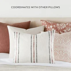 Casual Comfort Distressed Floral 2-pc. Square Throw Pillow Set