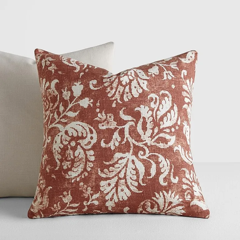 Casual Comfort Distressed Floral 2-pc. Square Throw Pillow Set
