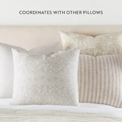 Casual Comfort Distressed Floral 2-pc. Square Throw Pillow Set