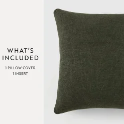Casual Comfort Distressed Stonewash Cotton Decor Throw Pillow