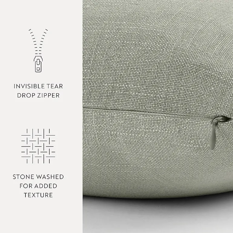 Casual Comfort Distressed Stonewash Cotton Decor Throw Pillow