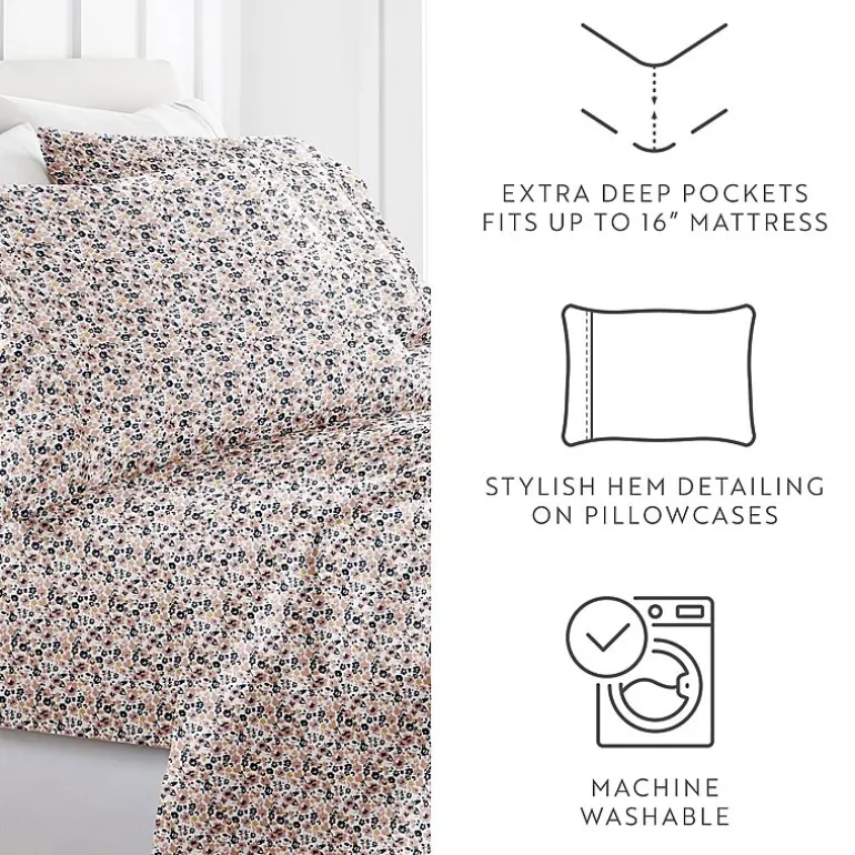 Casual Comfort Floral Dream Patterned Sheet Set