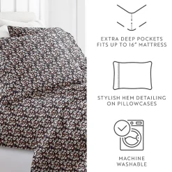 Casual Comfort Floral Dream Patterned Sheet Set