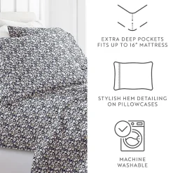 Casual Comfort Floral Dream Patterned Sheet Set
