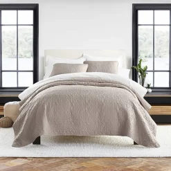 Casual Comfort Floral Stitch Quilt Set