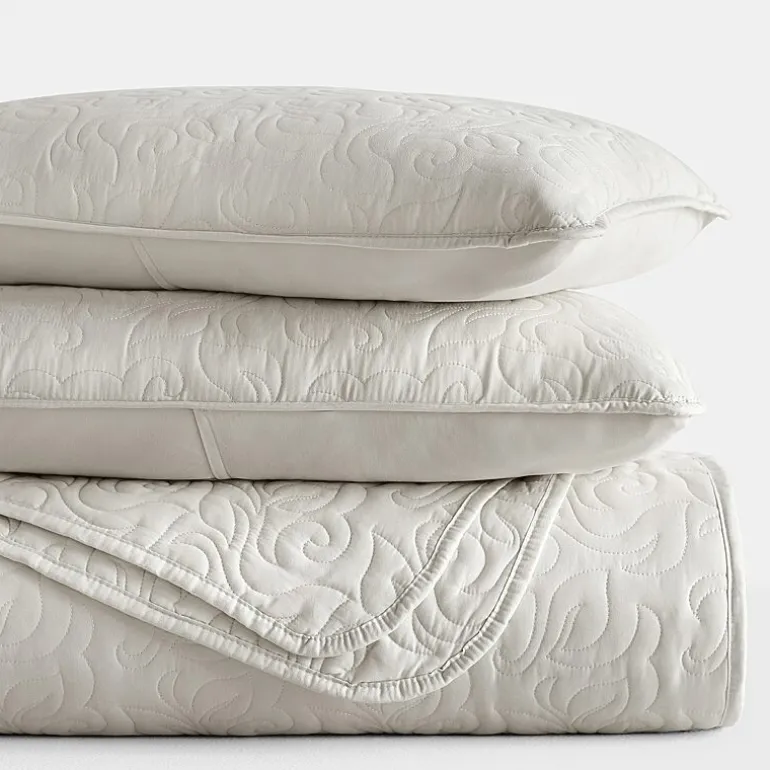 Casual Comfort Floral Stitch Quilt Set