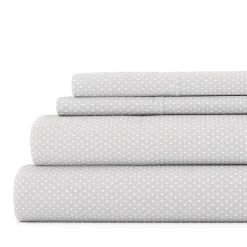 Casual Comfort Heart Pattern Deep Pocket Sheet Set
