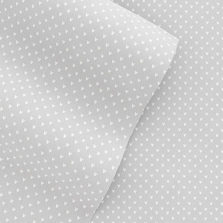 Casual Comfort Heart Pattern Deep Pocket Sheet Set