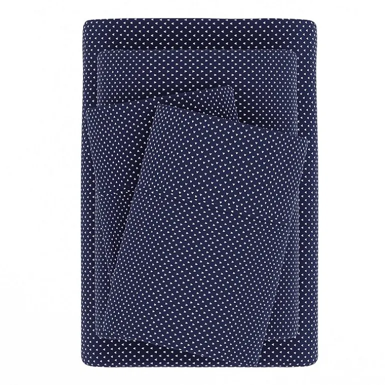 Casual Comfort Heart Pattern Deep Pocket Sheet Set