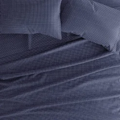 Casual Comfort Heart Pattern Deep Pocket Sheet Set