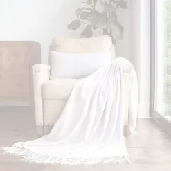 Casual Comfort Herringbone Lightweight Throw