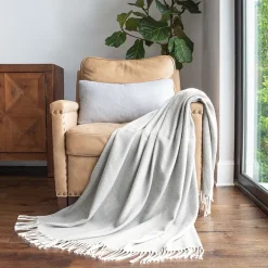 Casual Comfort Herringbone Lightweight Throw